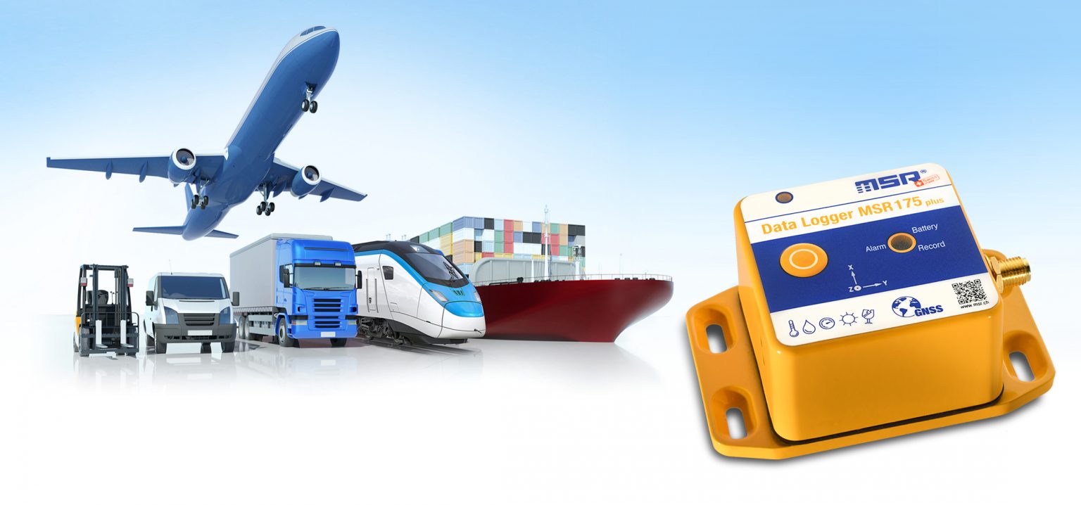Shock Transportation Data Logger with GPS Tracking MSR175plus